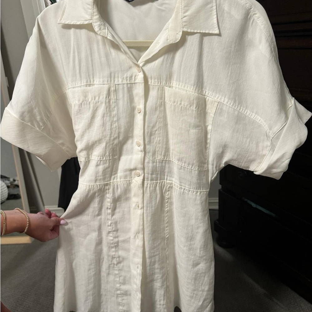 WHITE ZARA DRESS